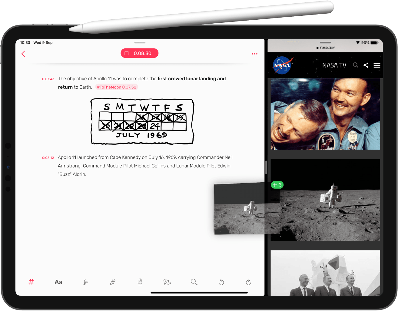 iPad — Apple Pencil and Split View