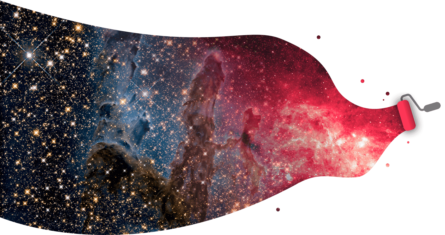 主题 — 星云配色扫过界面